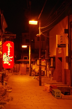 IMGP5420夜の松本の路地２