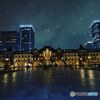 雪の東京駅