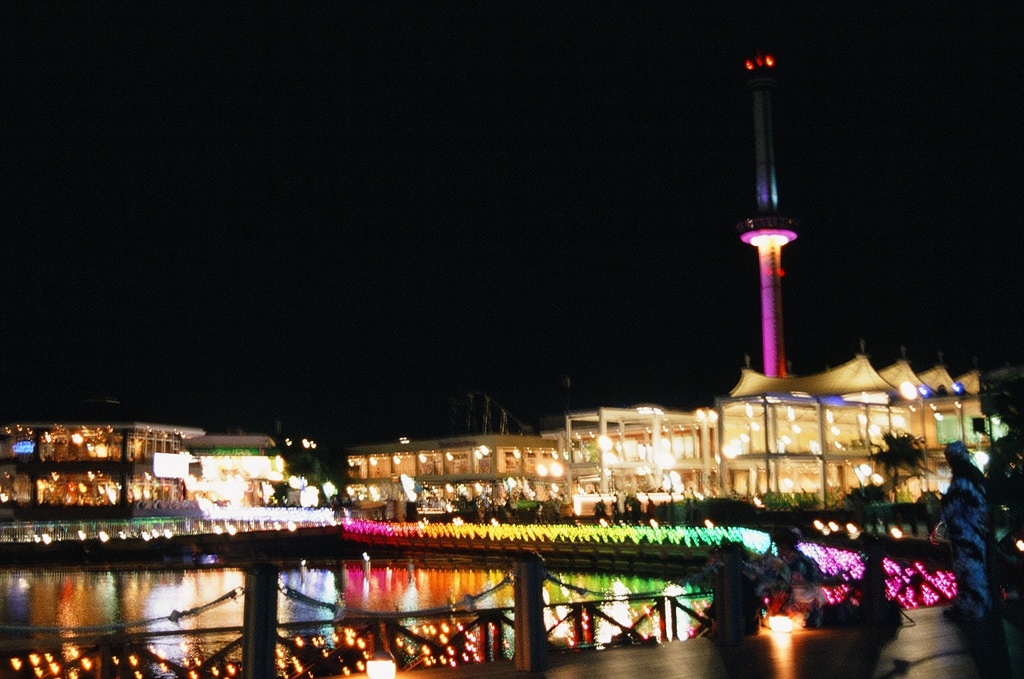 虹の夜景