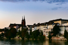 バーゼル中央橋からの眺め