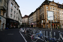 バーゼル中心街へ