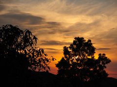 いつもの夕景