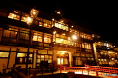 銀山温泉 夜景