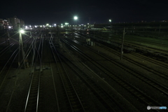 夜景 駅基地