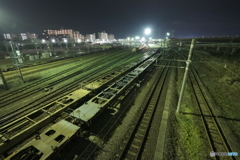 夜景 駅基地