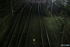 夜景 駅基地