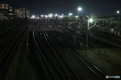 夜景 駅基地