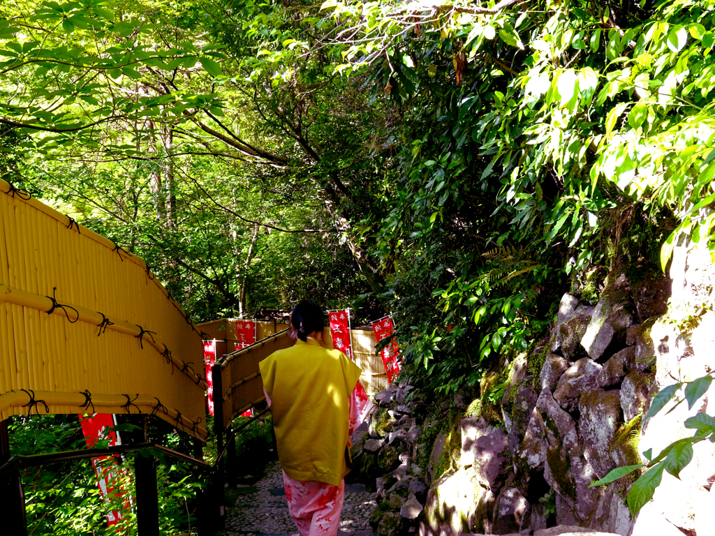 箱根 天成園 玉簾神社あと