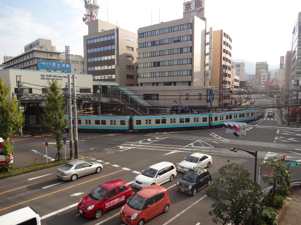 旧塗装時代の京津線