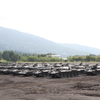 陸上自衛隊富士学校　開校68周年記念行事に並ぶ戦闘車両