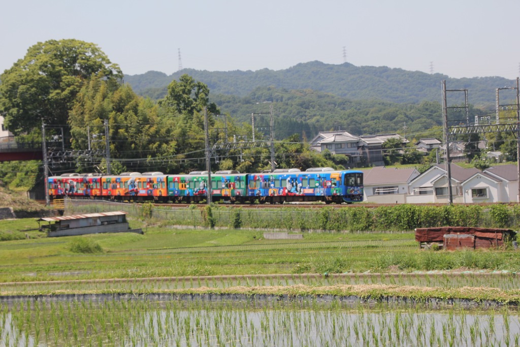 トーマス塗装電車