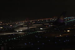 関西国際空港　KIX  タイ国際航空　A380