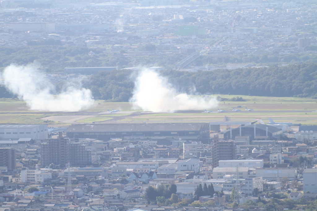 ブルーインパルス　スモークテスト