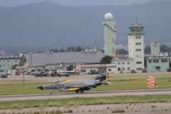 小松基地航空祭　展示機体到着