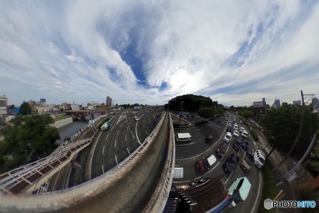 午後の歩道橋