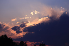 夕方の雲