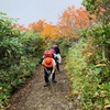 紅葉の八海山　鎖場