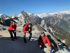 燕岳　イルカ岩前