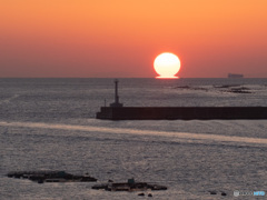 ダルマ夕日