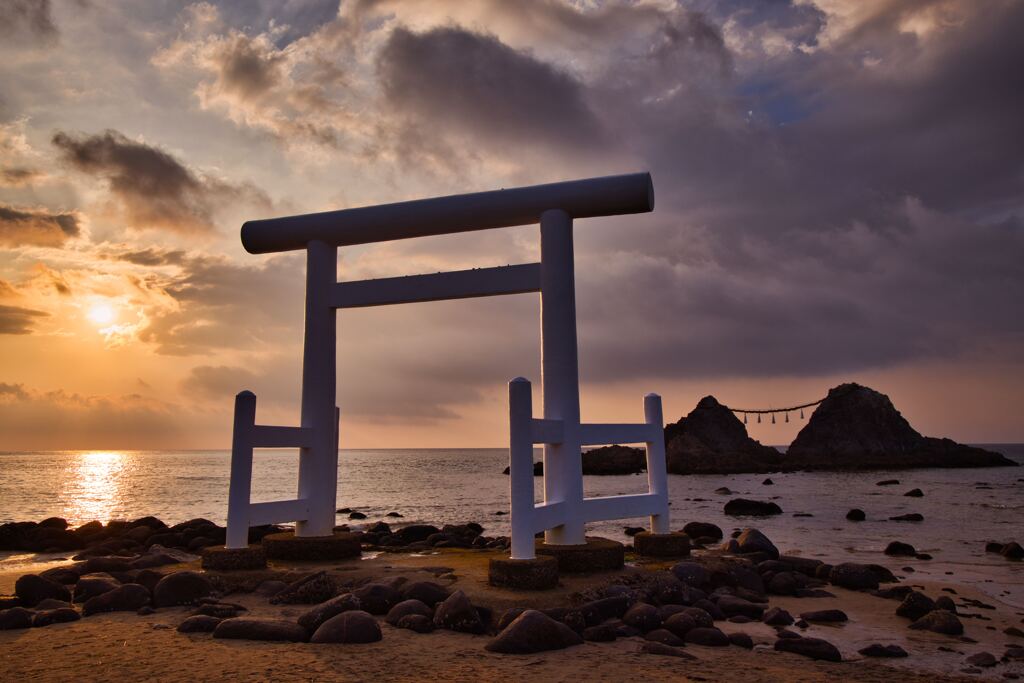 糸島の夕日