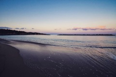 ギリギリの夕暮れ