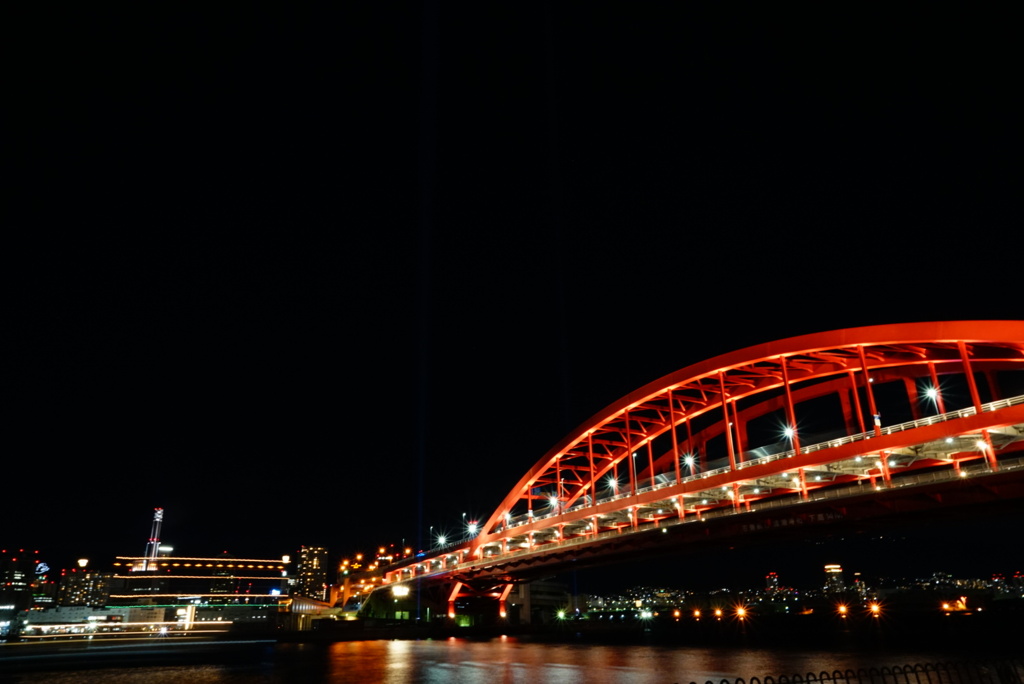 神戸大橋の夜景