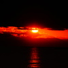 夕闇に沈む