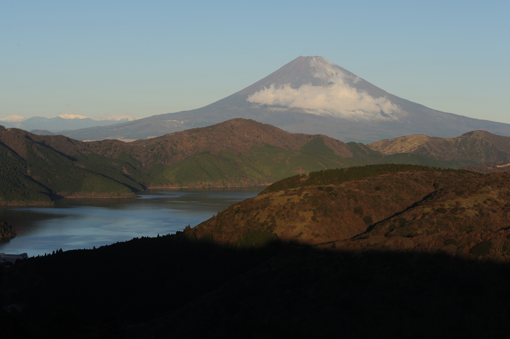 大観山　冬　朝