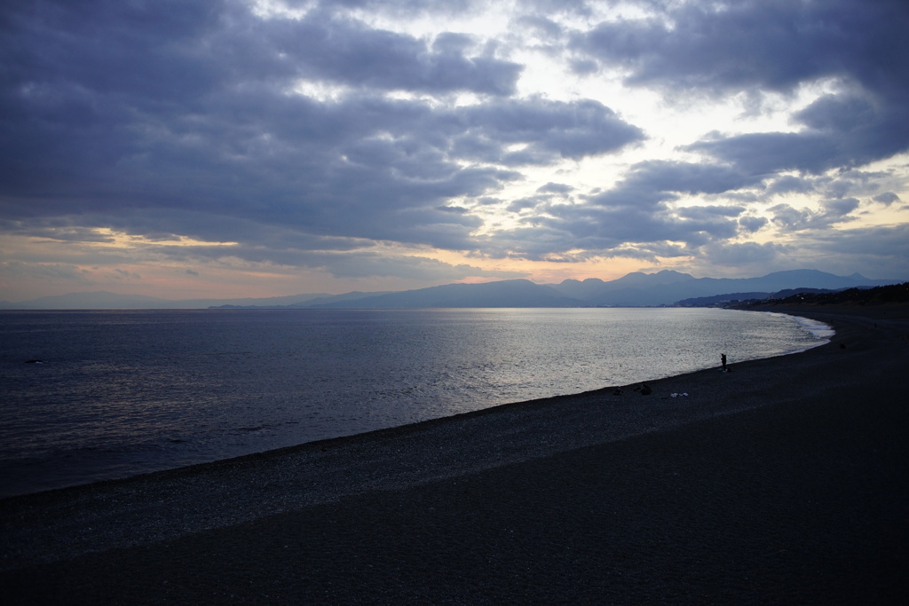 夕活　大磯　海岸線　