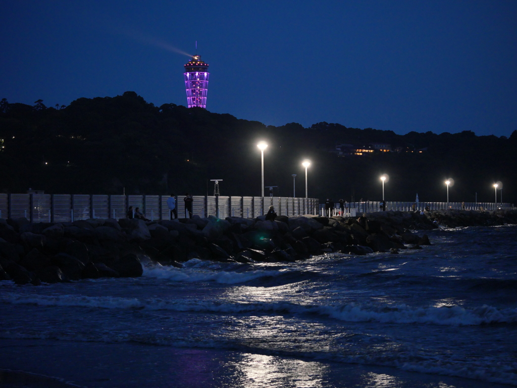 2022初夏　江ノ島　日没後