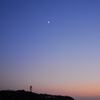 月　薄暮　江ノ島