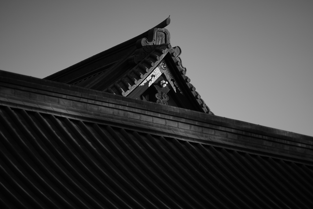 甍　破風　冬