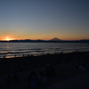 海岸　夕日　distagon