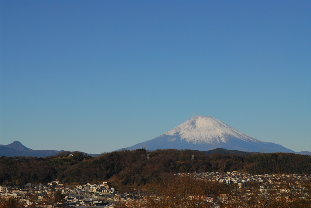 大磯　朝活　富士山
