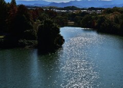橋の上から