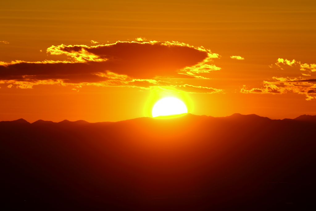 沈む夕日