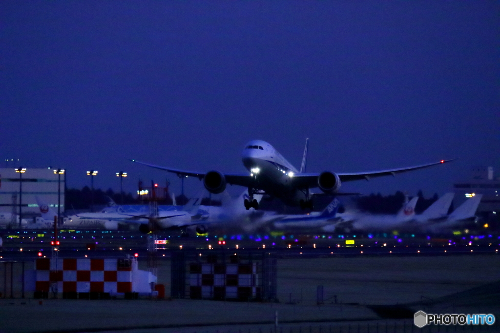 Night takeoff