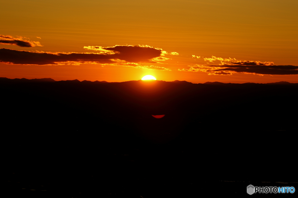 沈む夕日