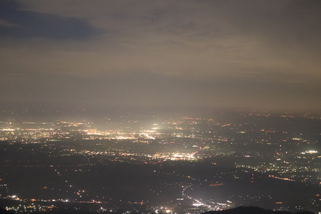 筑波山からの夜景