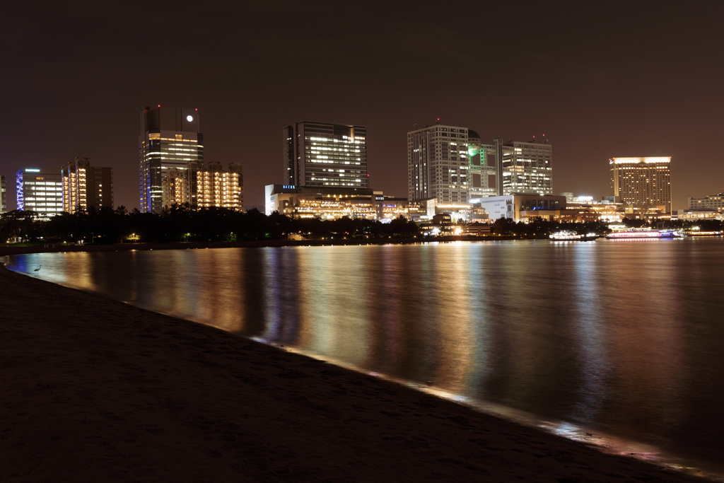 お台場の浜