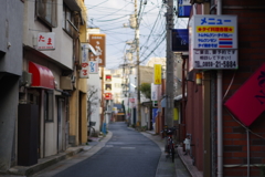 夕方の飲み屋街