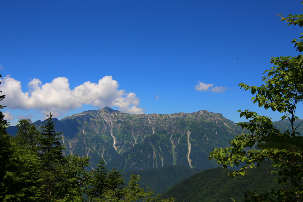 新穂高ロープウェイ山頂より