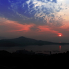 菅島から昇る朝日