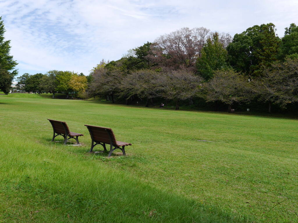 公園のベンチ