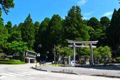 駐車場から