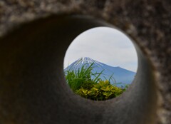 覗