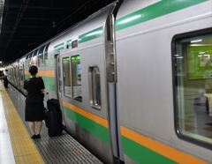 グリーン車で帰宅へ♪