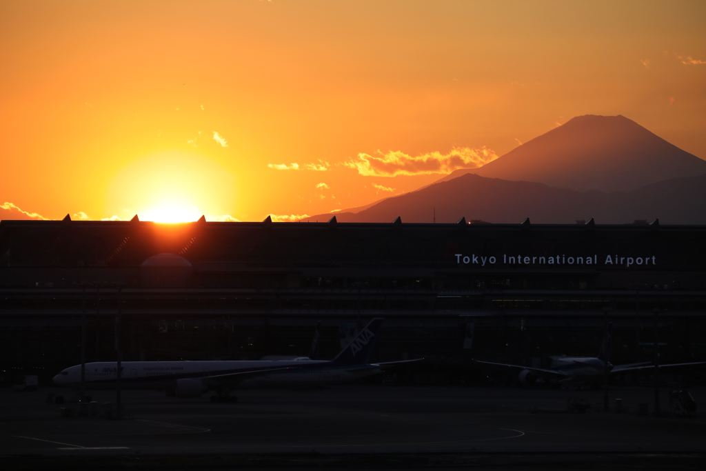 夕日からの3