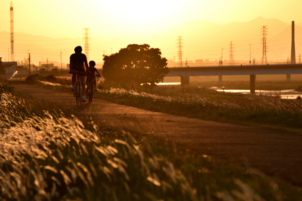 日曜日の夕暮れ