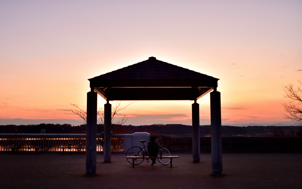 夕暮れ